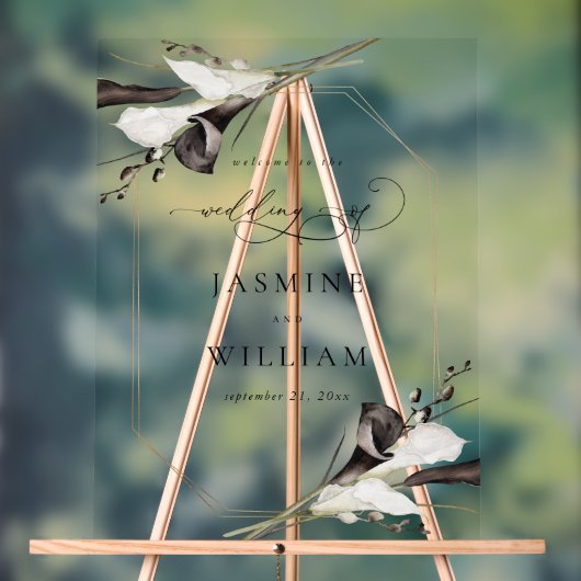 白黒フローラへようこそ2 アクリルサイン (ニュートラル)