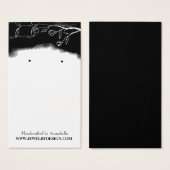 白黒フローライヤリングホルカスタムダージュエリー (正面&裏面)