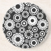 白黒フローラコースター コースター (正面)