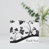 白黒フローラサンキューカード サンキューカード (スタンド正面)