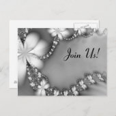 白黒フローラジュエル参加! インビテーションポストカード (正面/裏面)