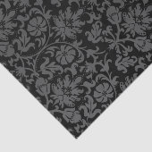 白黒フローラダマスク 薄葉紙 (詳細)