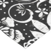 白黒フローラテーブルクロス テーブルクロス (アングル)