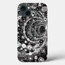 白黒フローラトンネルデザイン