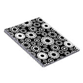 白黒フローラノートブック ノートブック (右側)