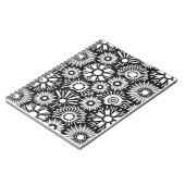 白黒フローラノートブック ノートブック (左側)