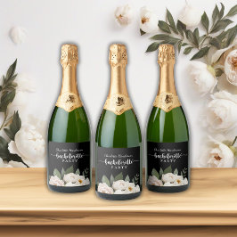 白黒フローラバチェロレッテ スパークリングワインラベル