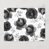 白黒フローラバラ写真の保存日付 (裏面)