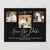 白黒フローラバラ写真の保存日付 (正面)