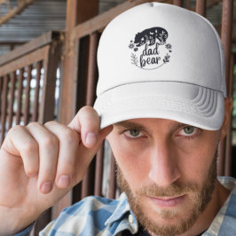 白黒フローラパパクマ キャップ