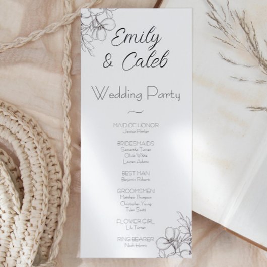 白黒フローラフレームラインアー結婚ツ プログラム