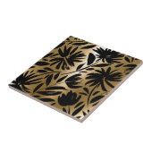 白黒フローラブラシ タイル (側面)