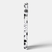 白黒フローラプリント Case-Mate iPhoneケース (裏面 / 右)