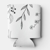 白黒フローラボホ結婚ズ 缶クーラー (裏面)