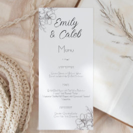 白黒フローララインアー結婚ツ メニュー