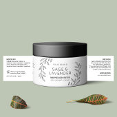 白黒フローラ体バタージャー製品ラベル ペットボトルラベル