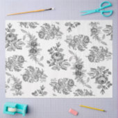 白黒フローラ分離シート 薄葉紙 (クラフト)