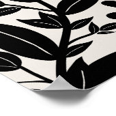 白黒フローラ園 ポスター (角)