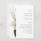 白黒フローラ式結婚プログラム2 招待状 (正面)