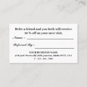 白黒フローラ曼荼羅事業 紹介カード (裏面)