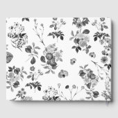 白黒フローラ結婚ズゲストブック ゲストブック (裏面)