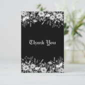 白黒フローラ結婚ズ サンキューカード (スタンド正面)