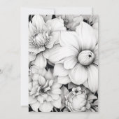 白黒フローラ結婚ズ 招待状 (裏面)