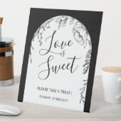 白黒フローラ結婚テイクA's Treat 台座サイン (インサイチュ)