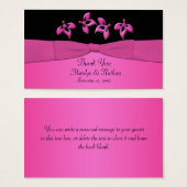 白黒フローラ結婚式の引き出物ラベル (正面&裏面)