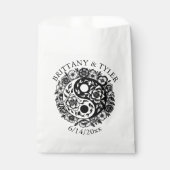 白黒フローラ結婚陰陽 フェイバーバッグ (正面)