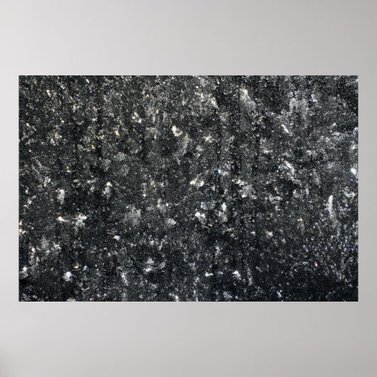 白黒フローラ織物 ポスター (正面)