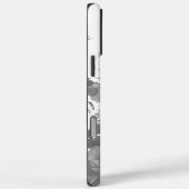 白黒フローラ芸術的パーソナライズされた贈 Case-Mate iPhoneケース (裏面 / 右)