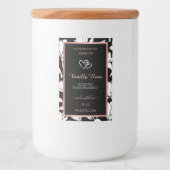 白黒フローラ製品ラベルバラ金ゴールド フードラベル (正面)