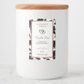 白黒フローラ製品ラベルバラ金ゴールド フードラベル (正面)