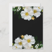 白黒フローラ50周年 招待状 (裏面)