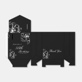 白黒フローラ50誕生日 フェイバーボックス (折り畳みなし)