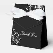 白黒フローラ50誕生日 フェイバーボックス (正面サイド)