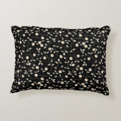 白黒フローラ アクセントクッション (裏面)