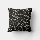 白黒フローラ クッション (裏面)