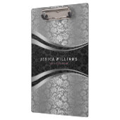 白黒フローラ クリップボード (左)