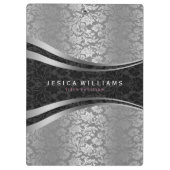 白黒フローラ クリップボード (裏面)