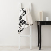 白黒フローラ シェルパブランケット (インサイチュ)