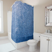 白黒フローラ シャワーカーテン