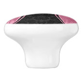 白黒フローラ セラミックノブ (側面)