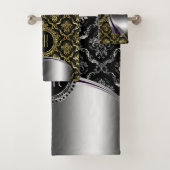 白黒フローラ バスタオルセット (インサイチュ)