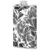 白黒フローラ フラスク (左)