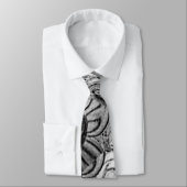 「白黒フローラ」新郎のタイ結婚プ ネクタイ (タイ)