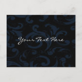 白黒フローラ 案内ポストカード (裏面)