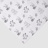 白黒フローラ 薄葉紙 (詳細)