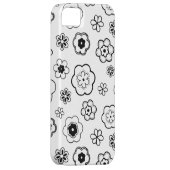 白黒フローラ Case-Mate iPhoneケース (裏面/右)